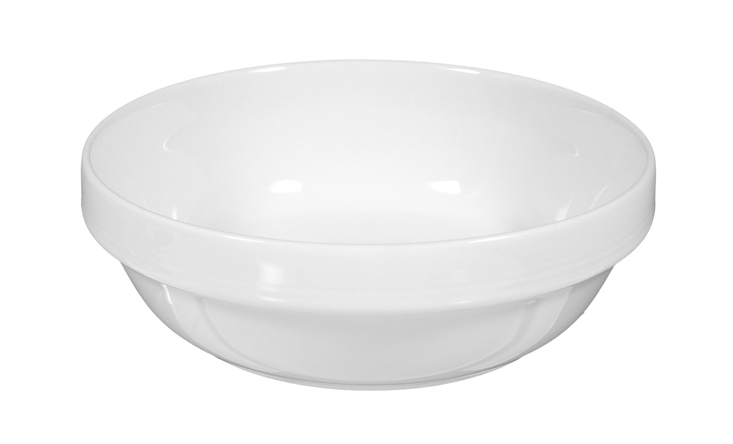 Weiße Schüssel für Gastronomiezwecke