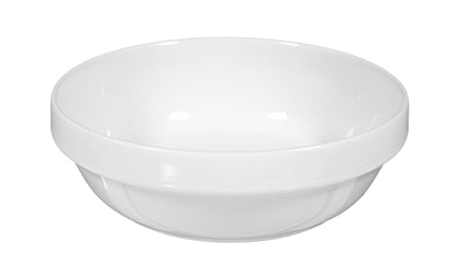 Weiße Schüssel für Gastronomiezwecke