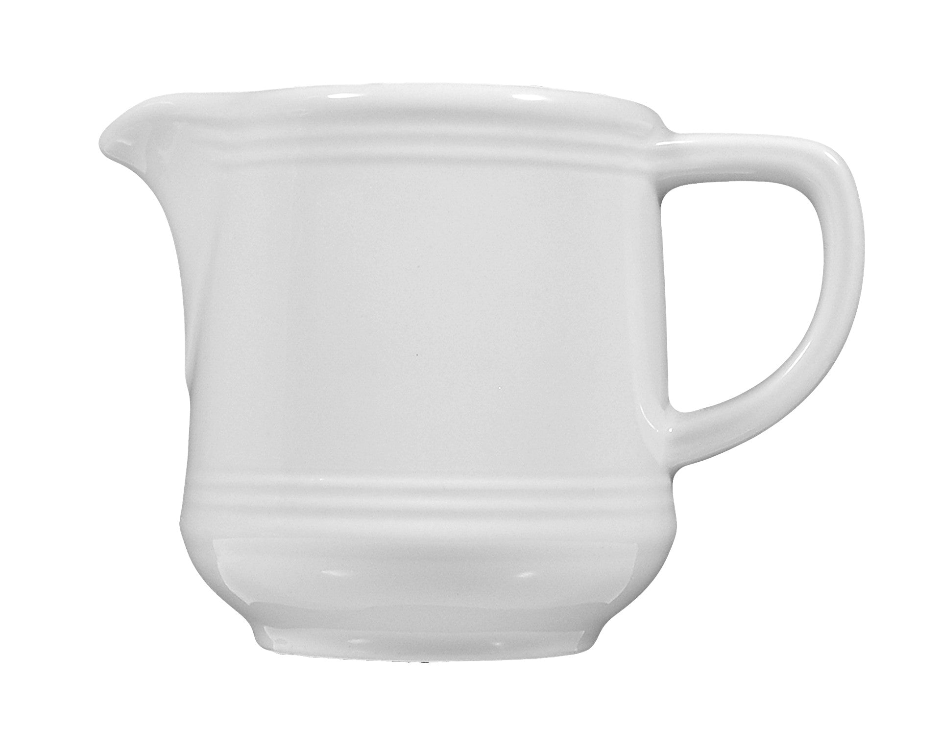 Weiße Keramik-Kaffeekanne