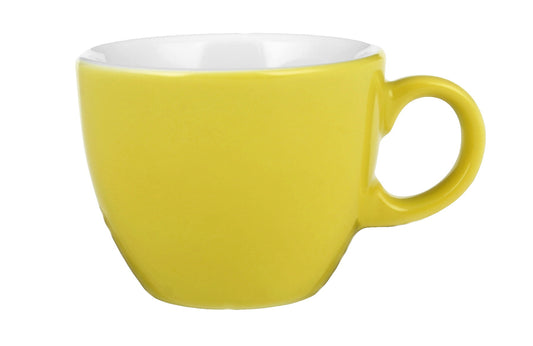 Gelbe Kaffeetasse für Gastronomie