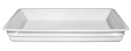 Weiße GN-Schale aus Porzellan