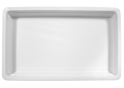 Weiße GN-Schale aus Porzellan