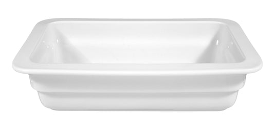 Weiße GN-Schale aus Porzellan