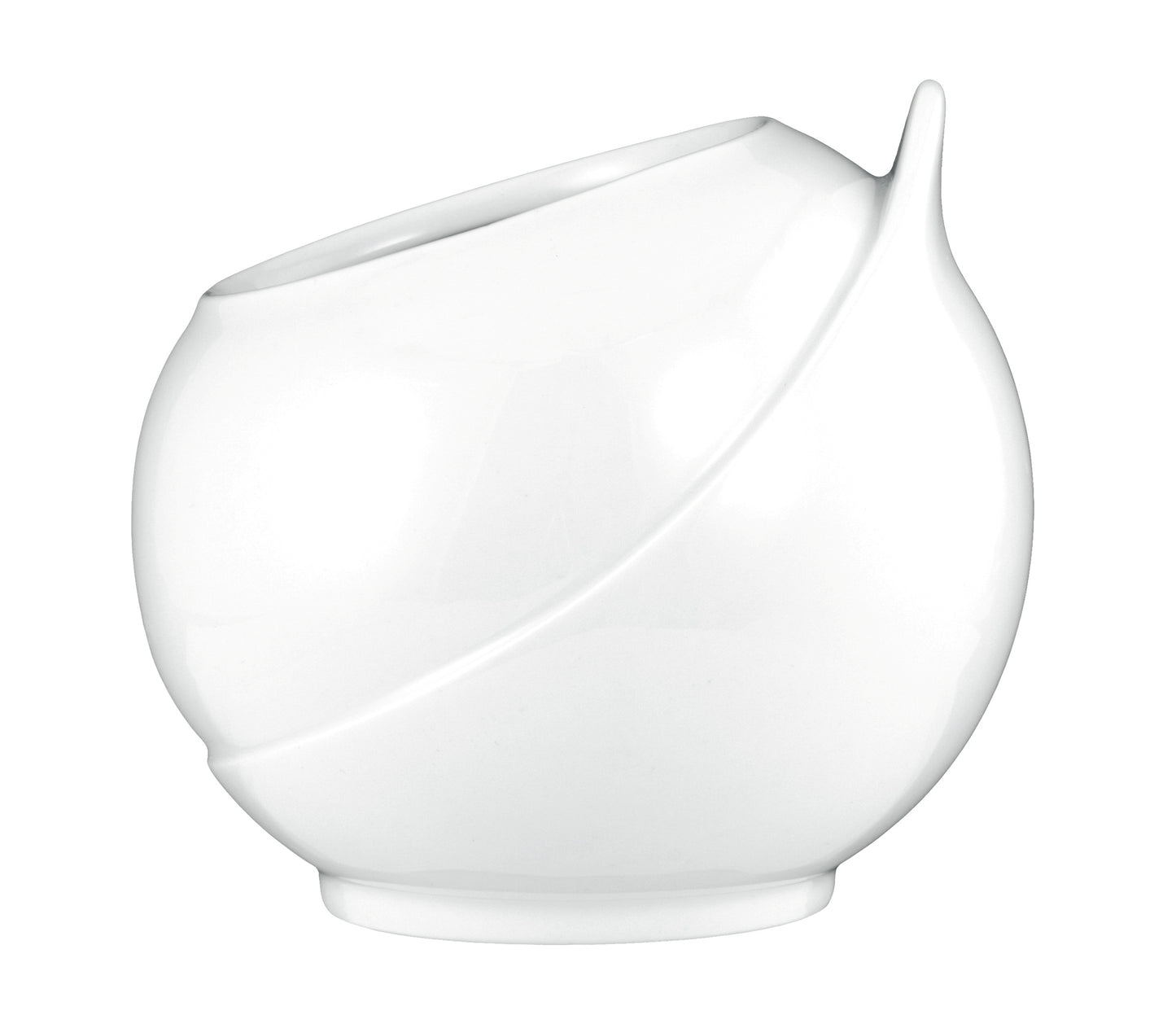 Weiße Teekanne, modernes Design