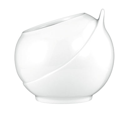Weiße Teekanne, modernes Design