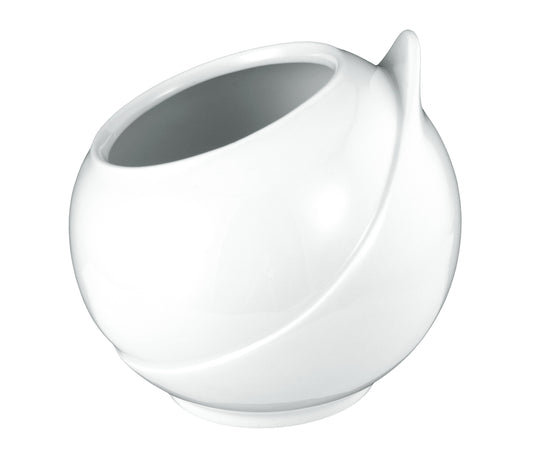 Weiße Teekanne, modernes Design