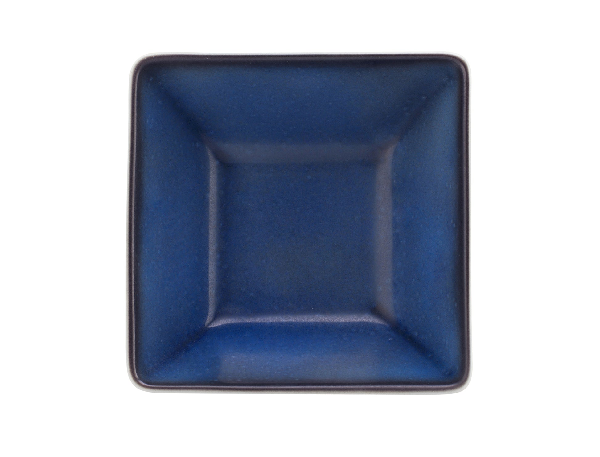 Blaue und weiße Servierschale