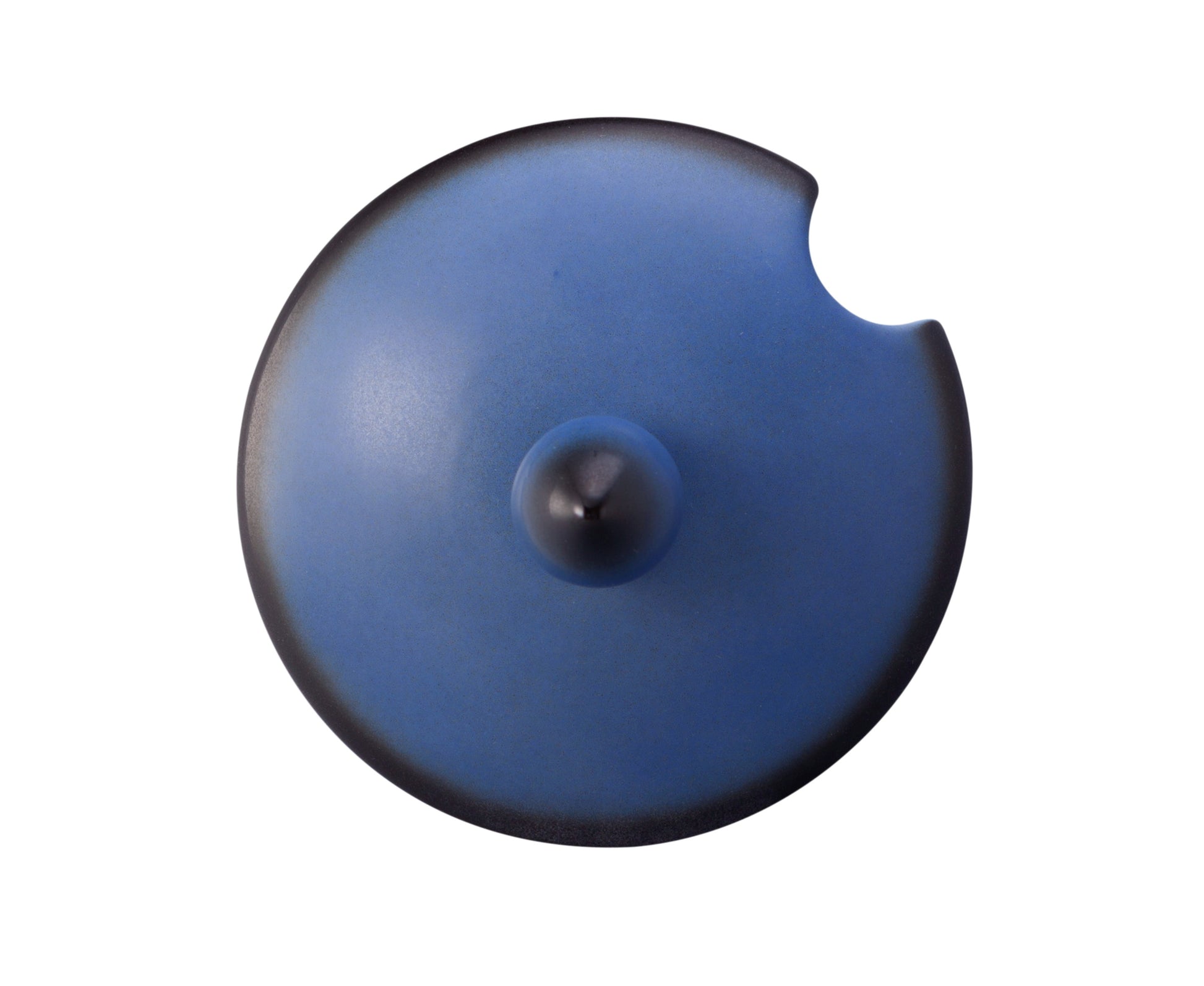 Blaue, moderne Teekanne, Keramikdesign