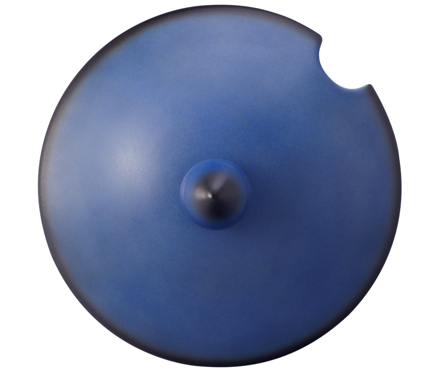 B2B Gastronomie, blauer Deckel, Keramik