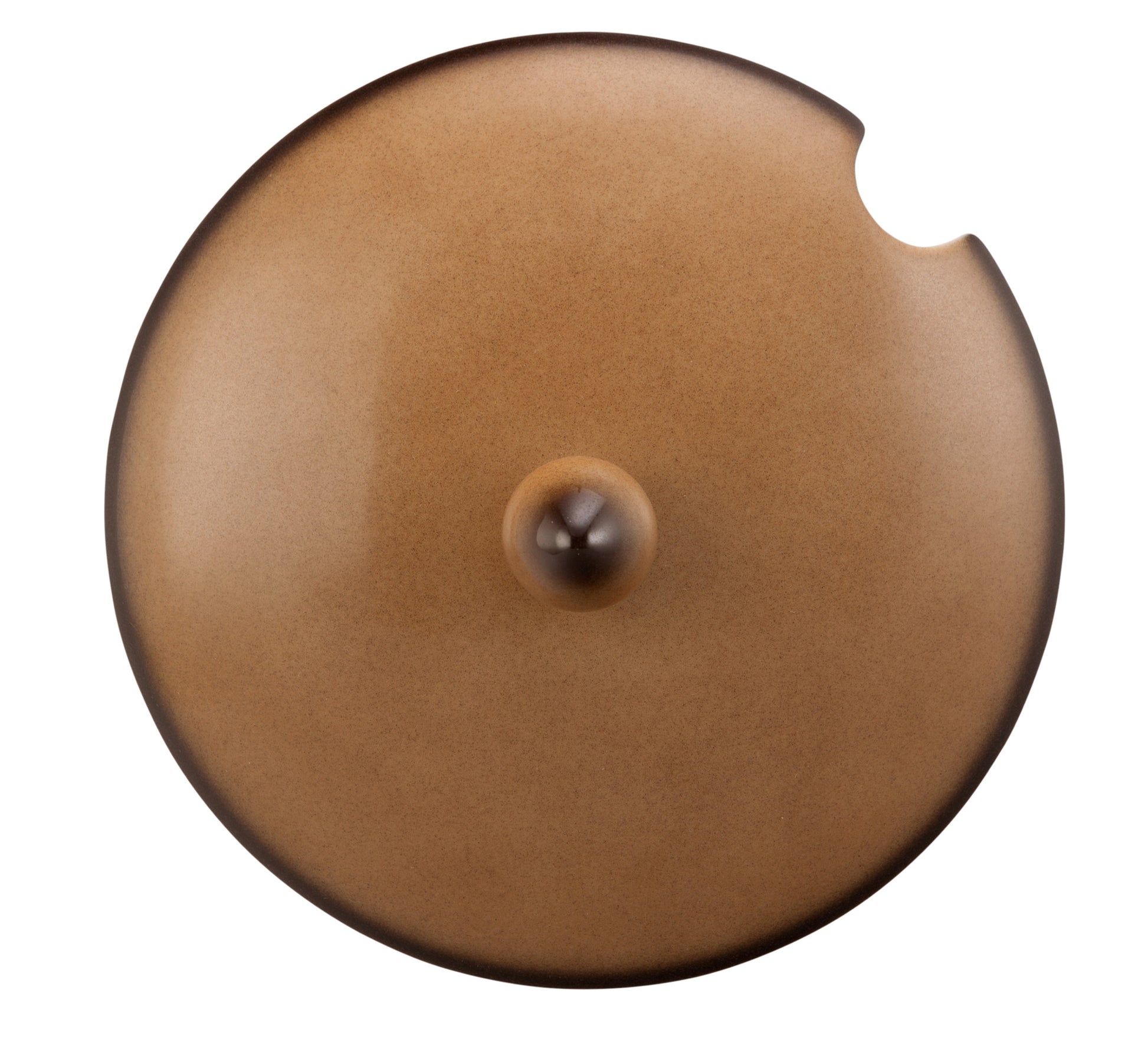 Kaffeekanne mit Deckel, braun, Keramik