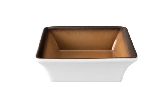 Schüssel für Gastronomie, weiß-braun
