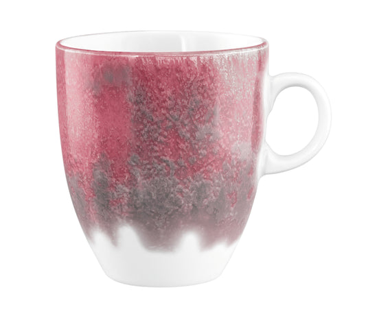 Rosa gemusterter Keramikbecher
