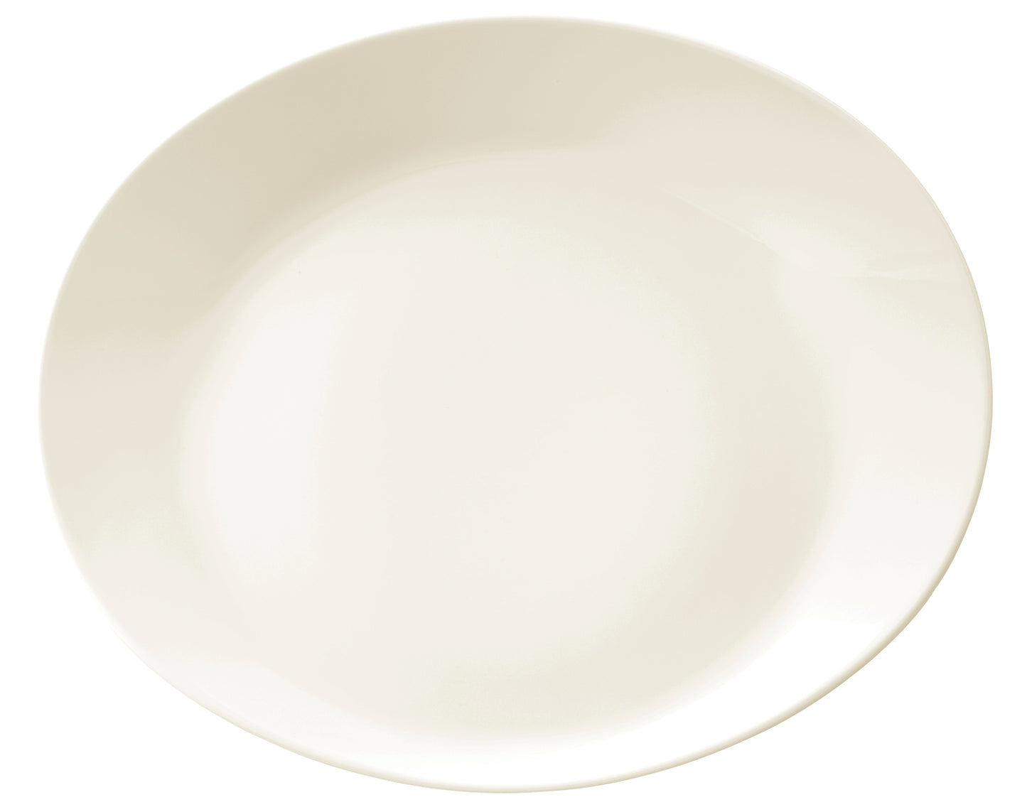 Leerer weißer Porzellanteller, Gastronomie.