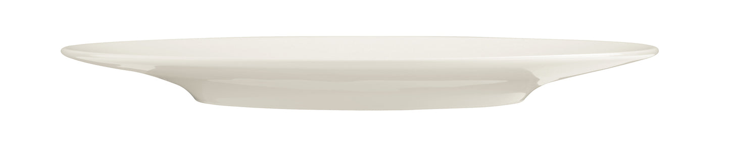 Weißer, leerer Porzellanteller, Gastronomie