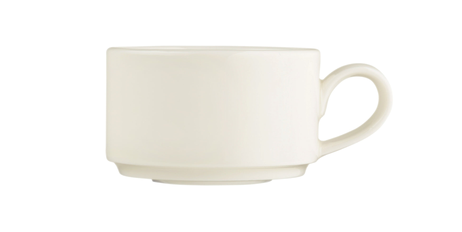 Weiße Tasse für Gastronomiebedarf