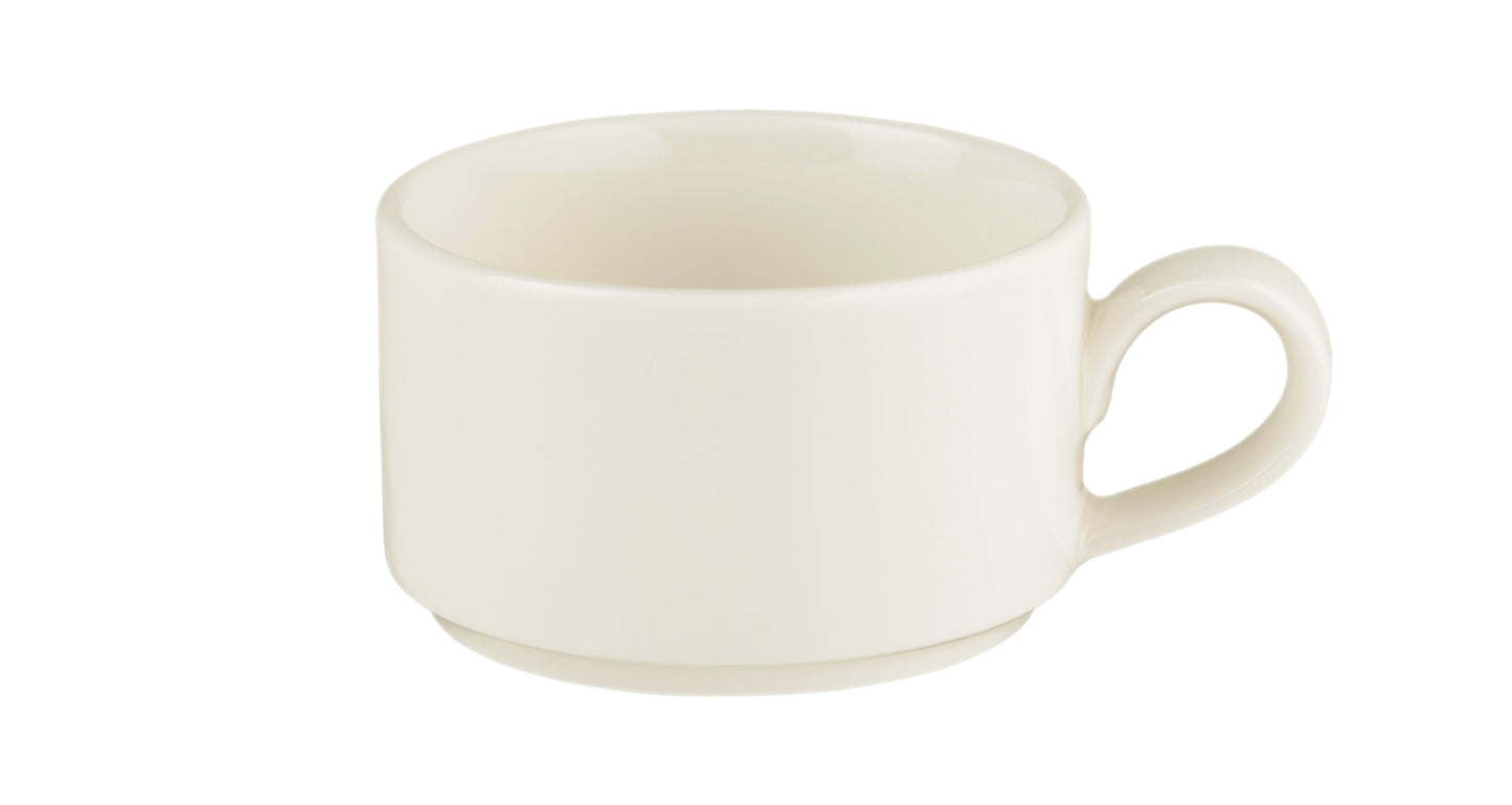 Weiße Tasse für Gastronomiebedarf
