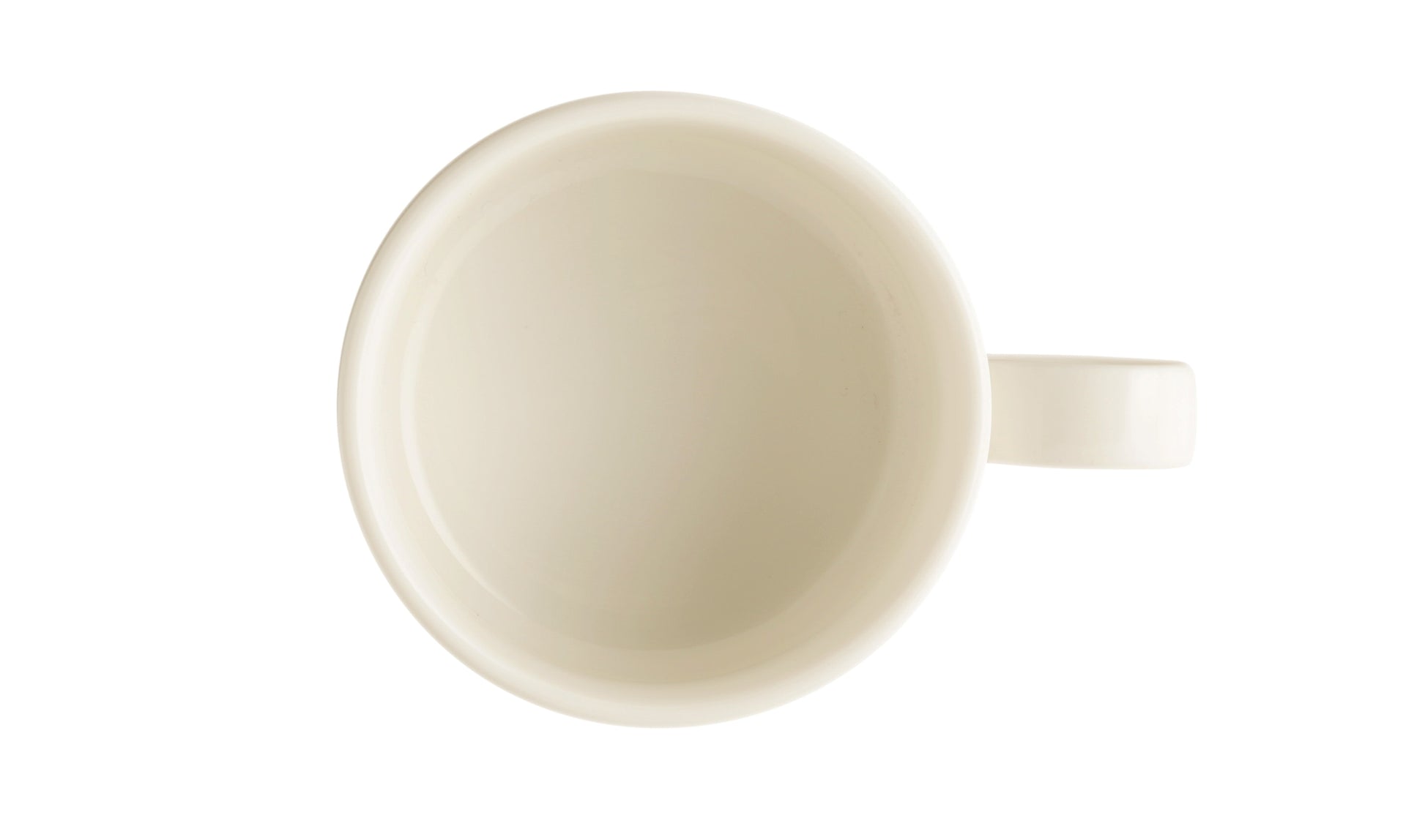 Weiße Tasse für Gastronomiebedarf