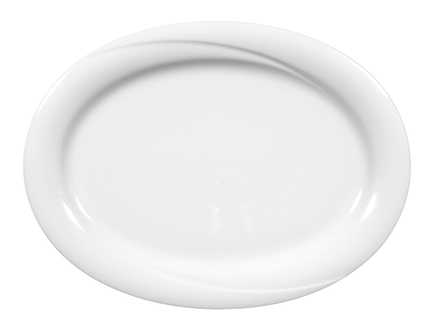 Weiße B2B-Gastronomie Servierplatte