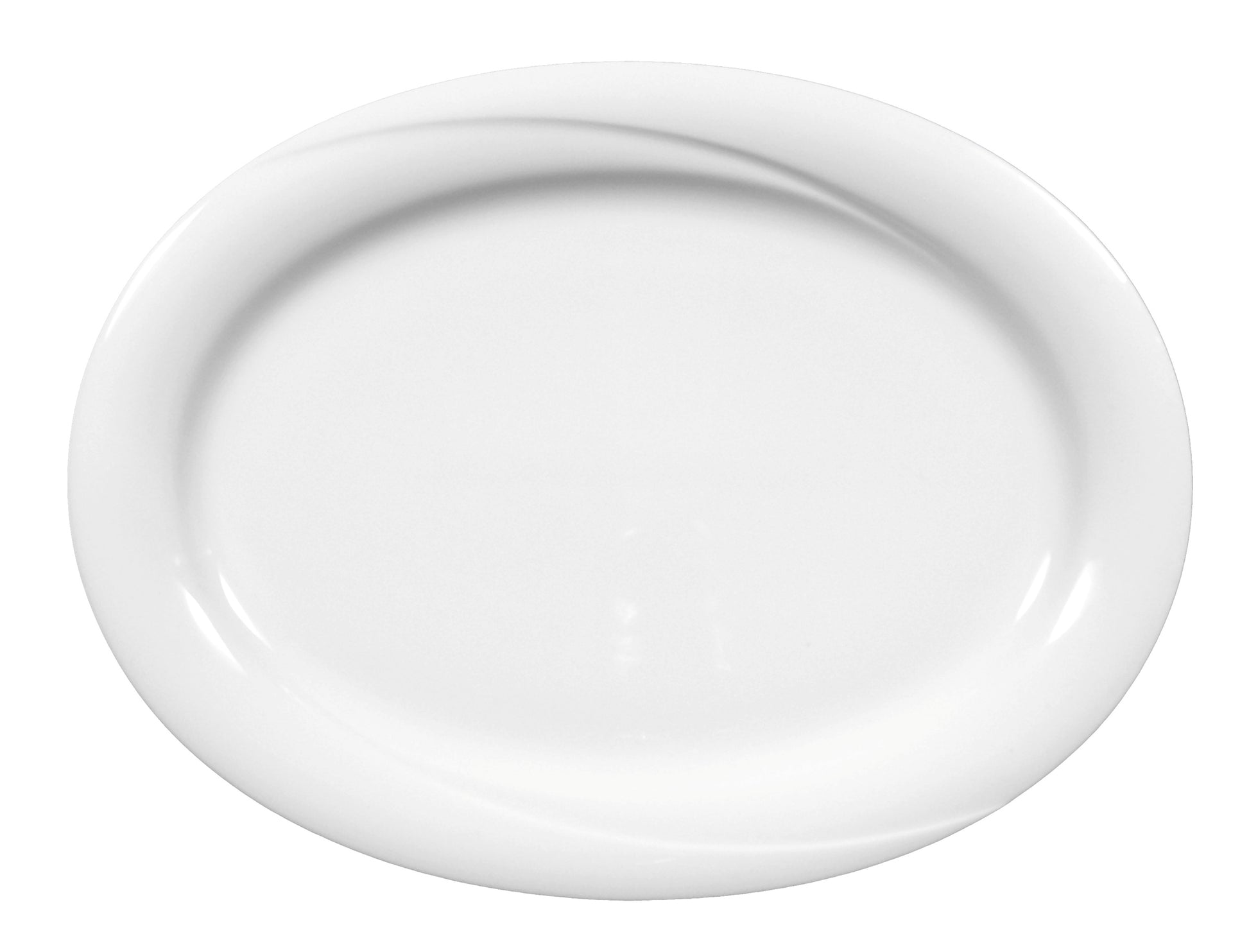 Weiße B2B-Gastronomie Servierplatte