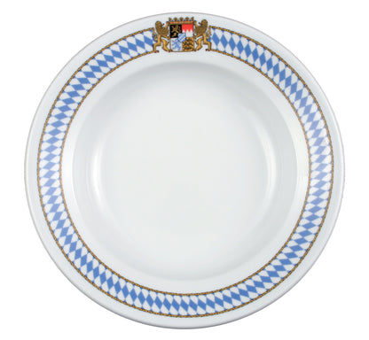 Bayerischer Porzellan-Gedeck mit Wappen