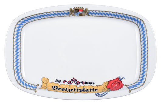 Bayerische Brotzeitplatte, dekorativ, traditionell