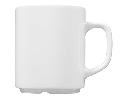 Weiße Tasse, schlicht, Gastronomiebedarf