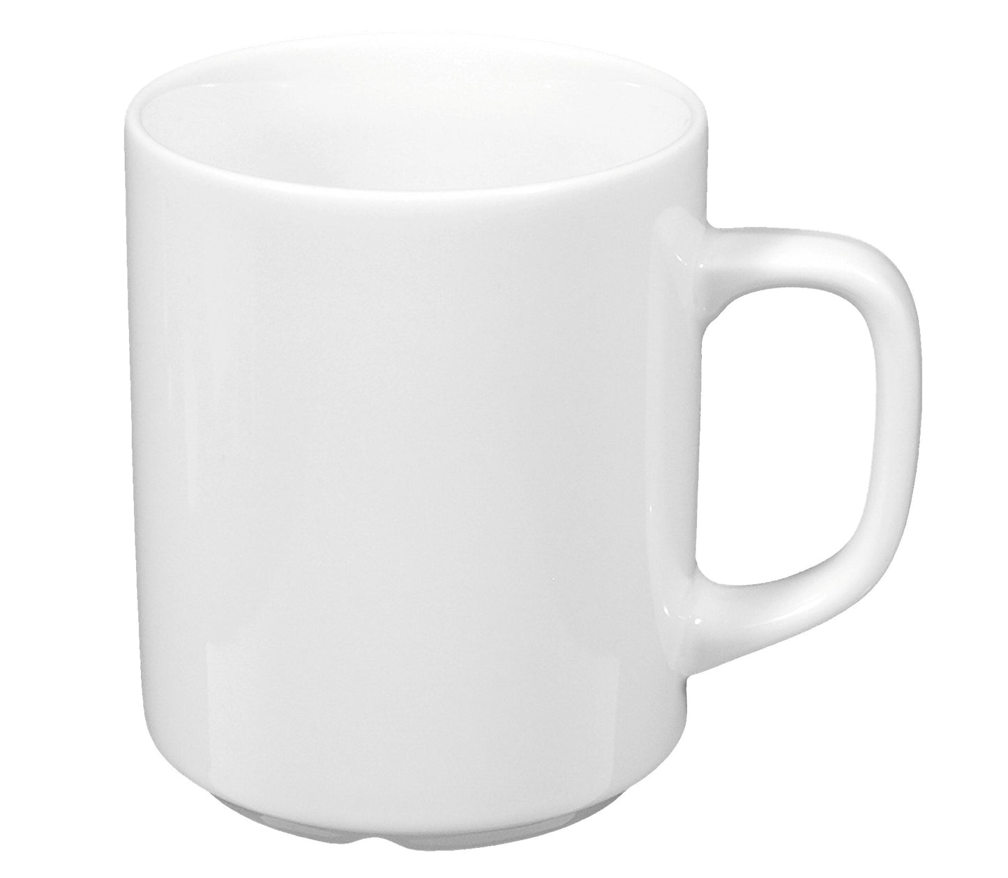 Weiße Tasse, schlicht, Gastronomiebedarf