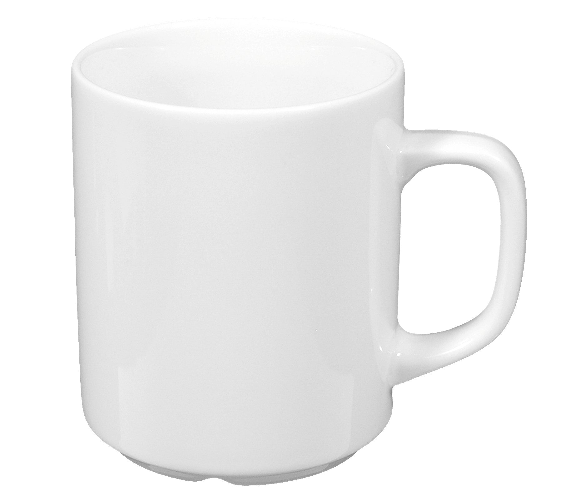 Weiße Tasse, schlicht, Gastronomiebedarf