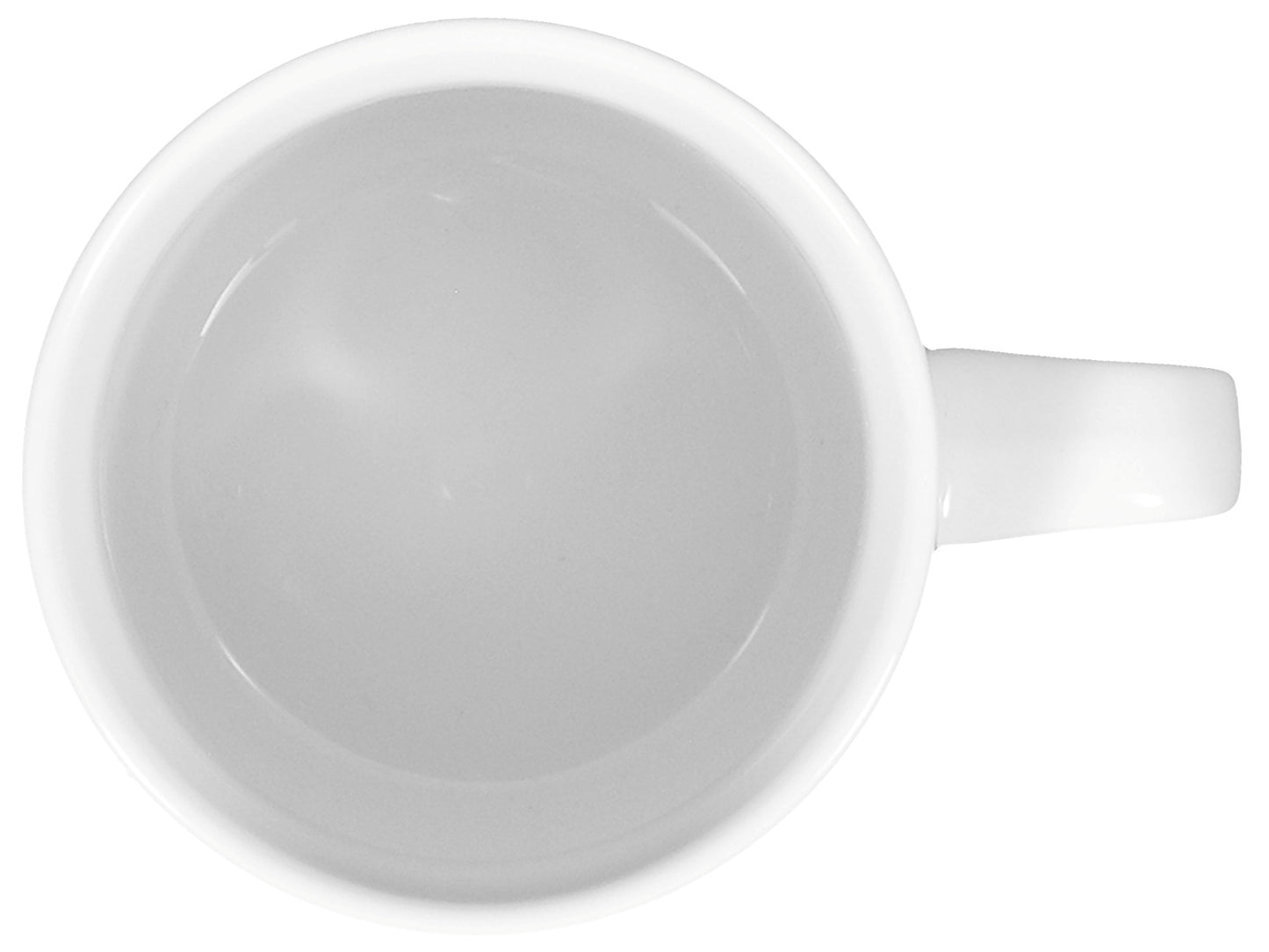 Weiße Tasse, schlicht, Gastronomiebedarf