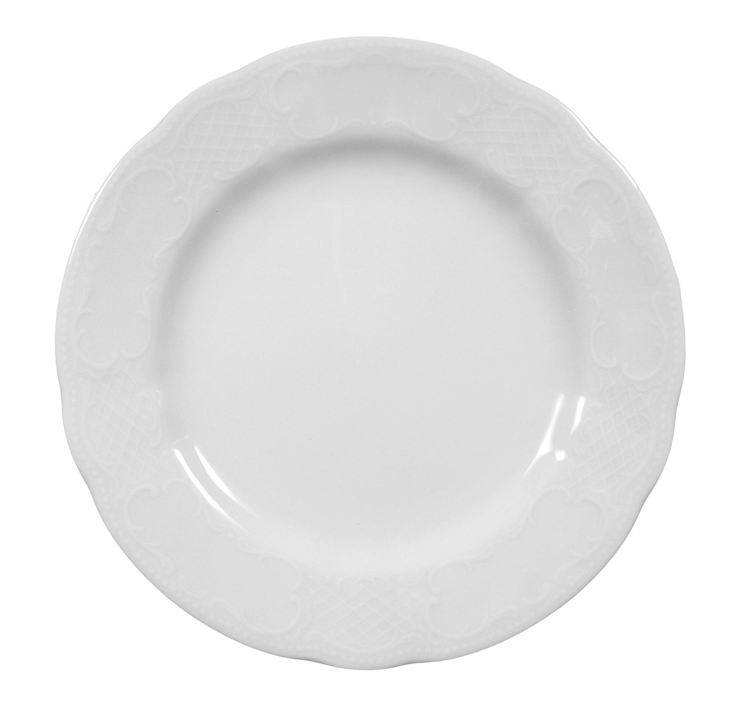 Weiße Porzellanplatte, B2B Gastronomie