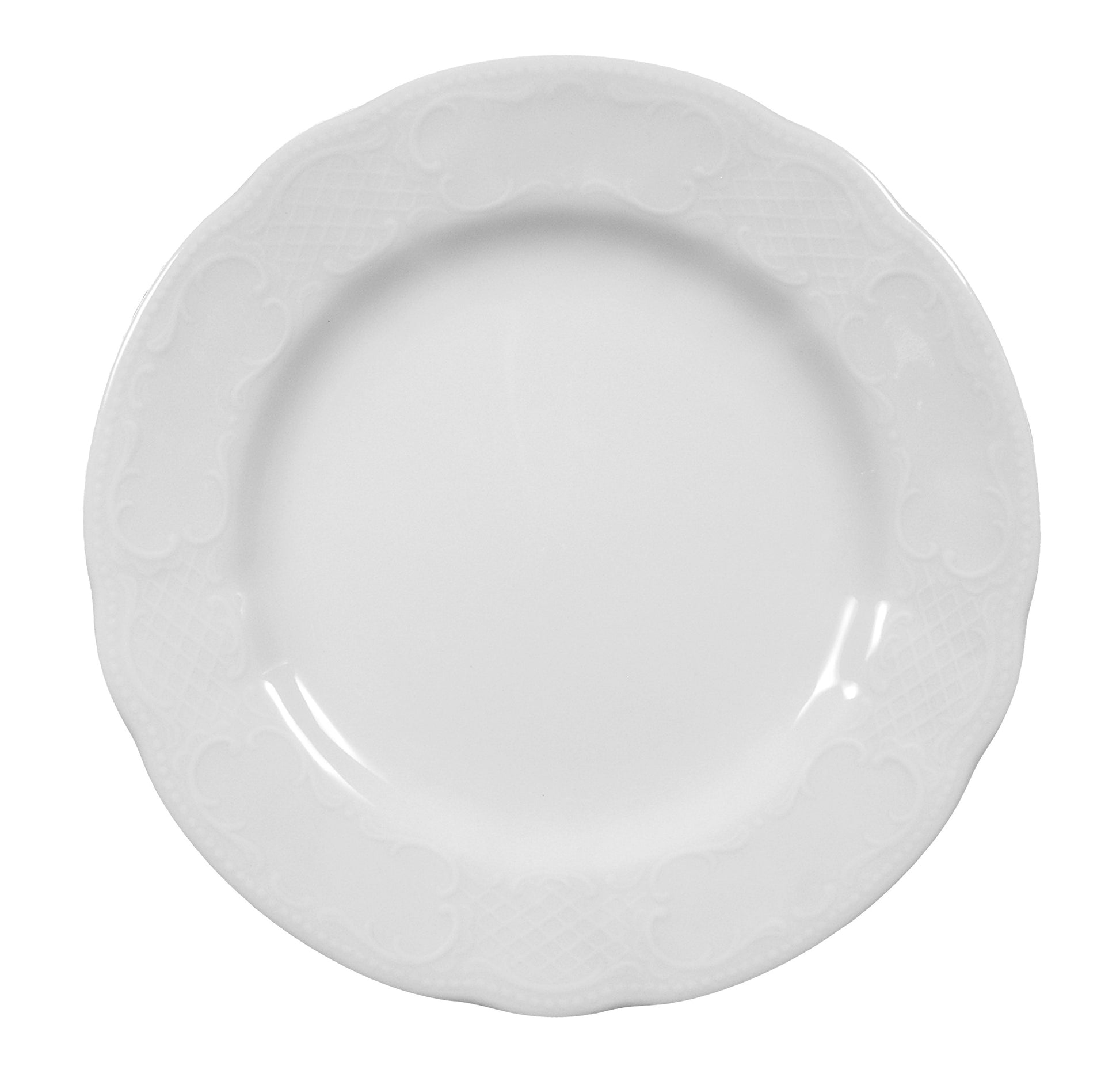 Weiße Porzellanplatte, B2B Gastronomie