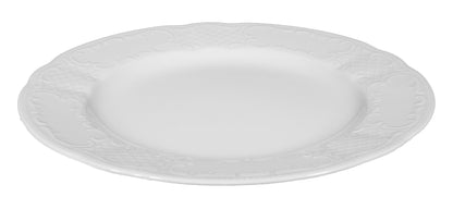 Weißer, leerer Porzellanteller, Gastronomie