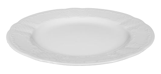 Weißer, leerer Porzellanteller, Gastronomie