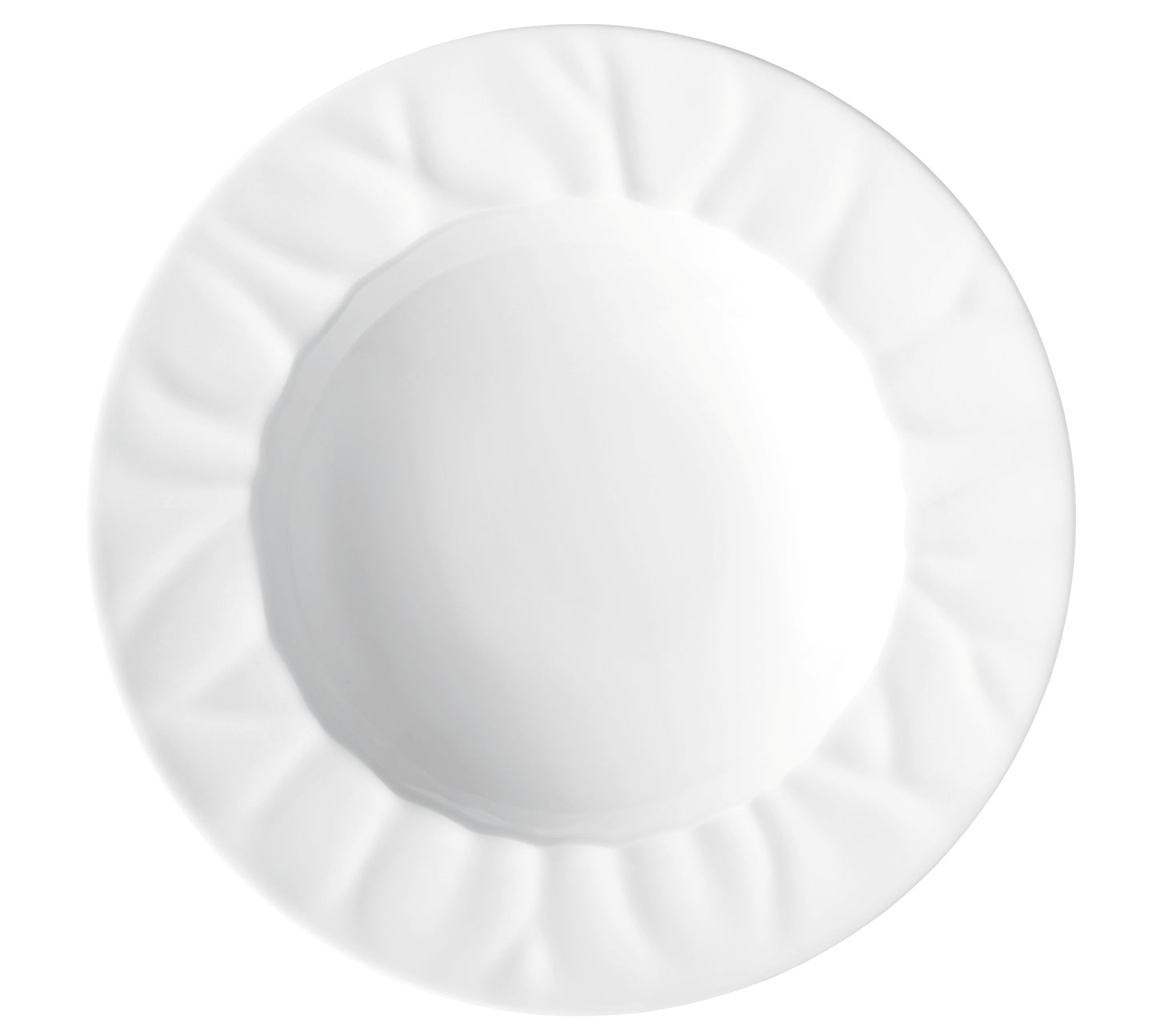 Weiße Porzellan-Schale für Gastronomie