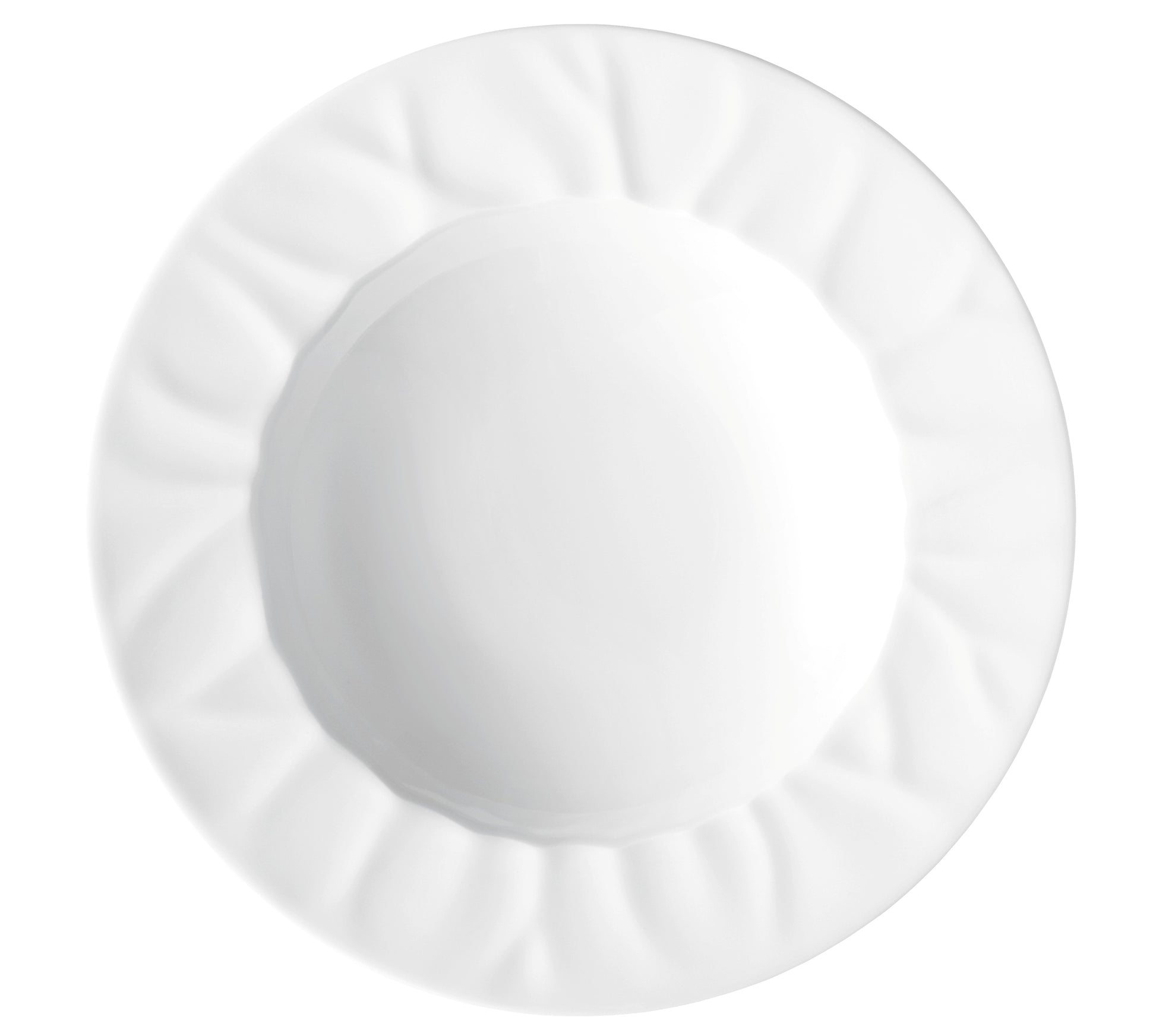 Weiße Porzellan-Schale für Gastronomie