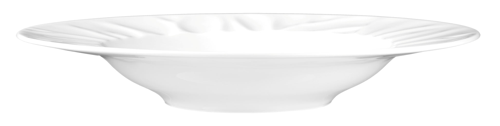 Weißer, leerer Porzellanteller, Gastronomie