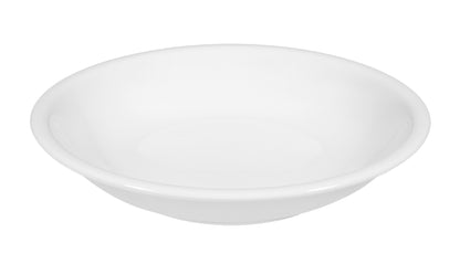 Weiße, leere Porzellanschale, Gastronomiebedarf