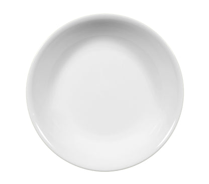 Weiße Porzellanschale, leer, Gastronomiebedarf