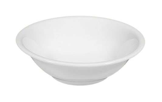 Weiße Schale, Gastronomie-Geschirr, leer