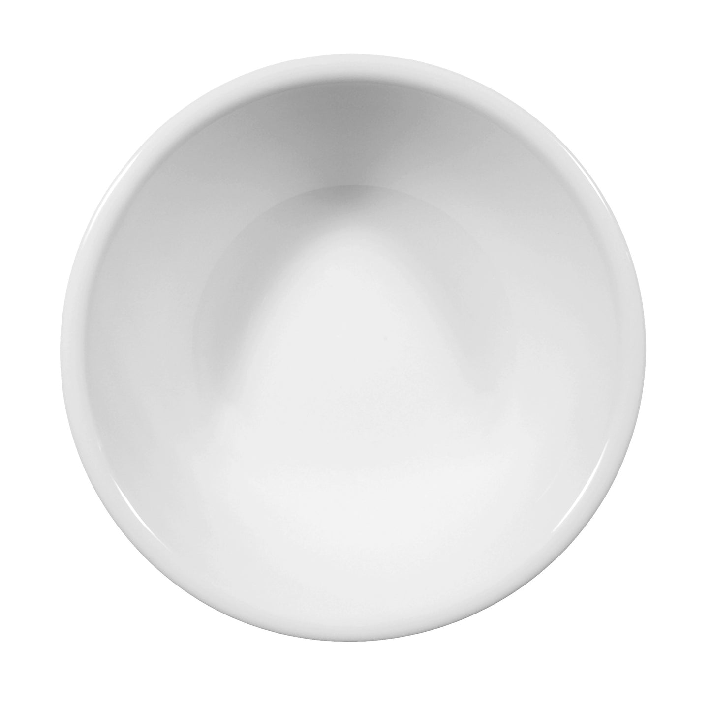 Weiße Schüssel für Gastronomiezwecke