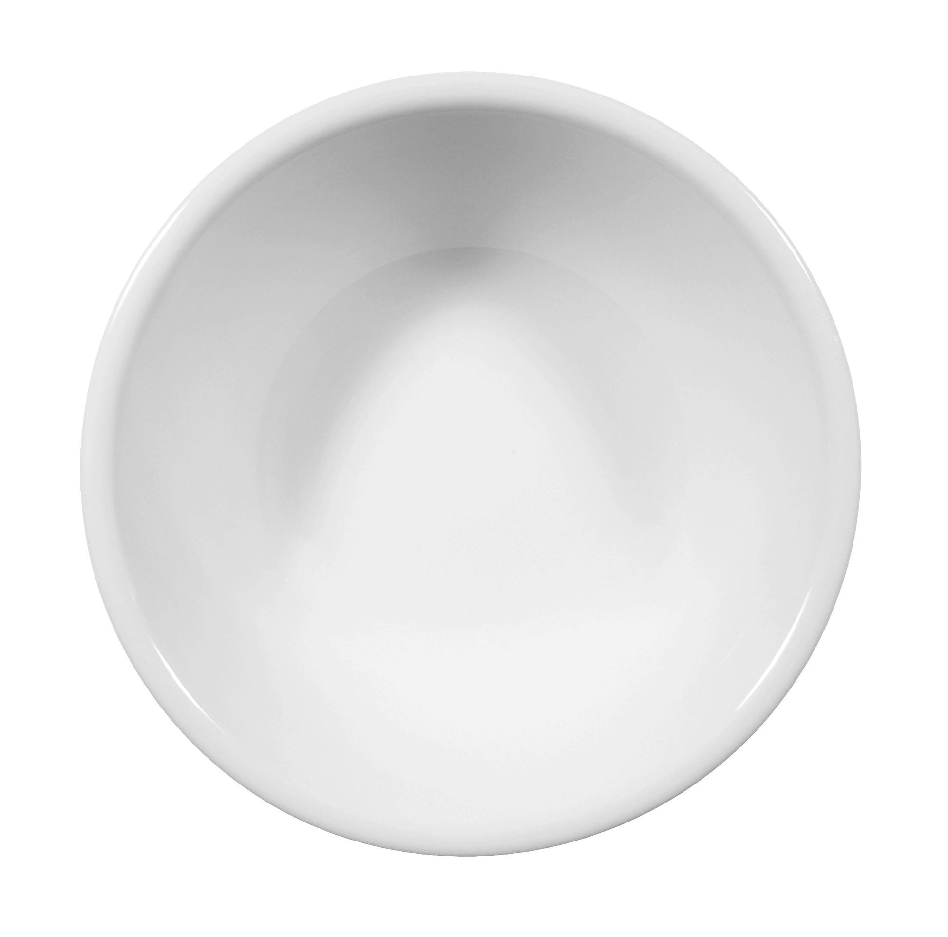 Weiße Schüssel für Gastronomiezwecke