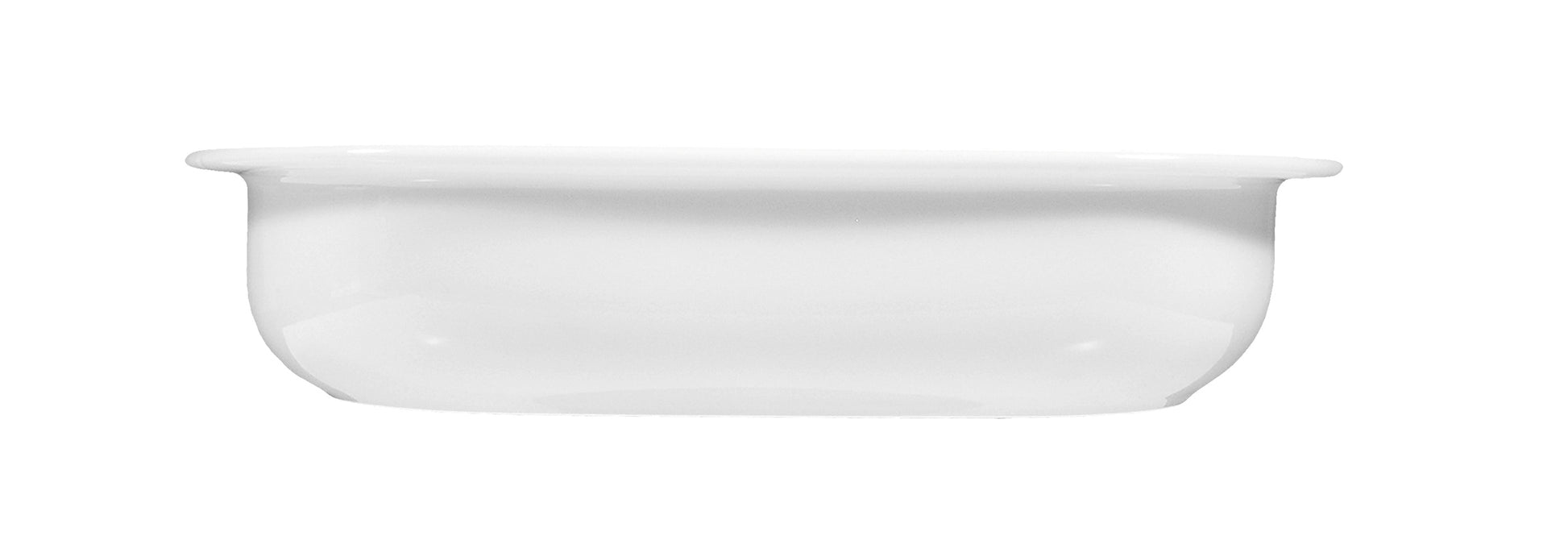 Weiße GN-Schale aus Kunststoff