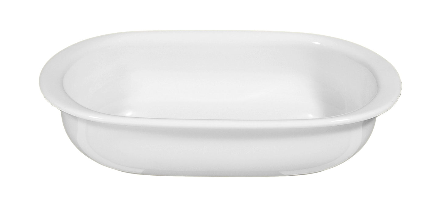 Weiße GN-Schale aus Kunststoff