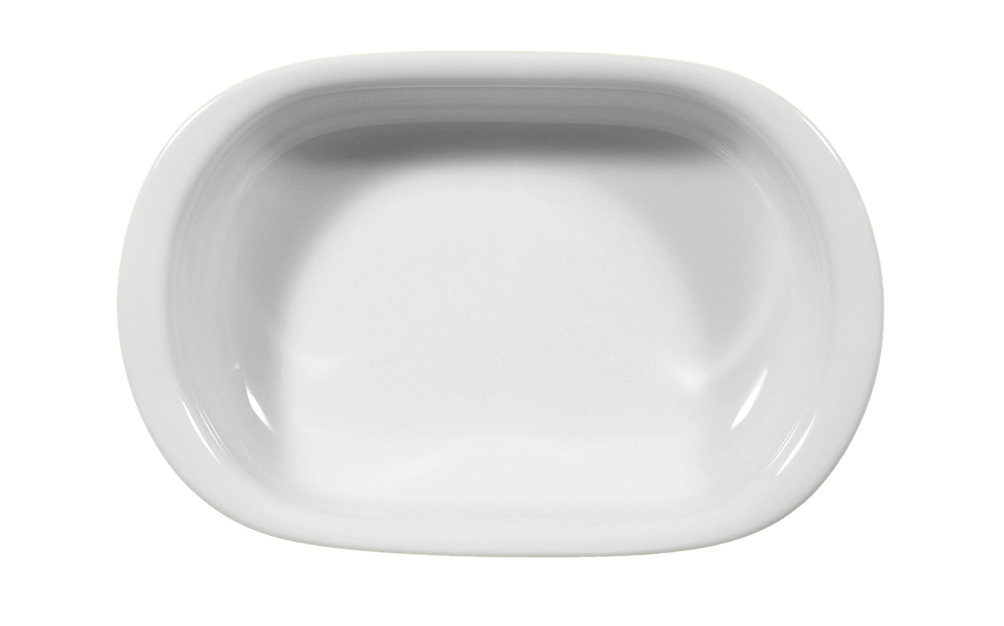Weiße GN-Schale aus Kunststoff