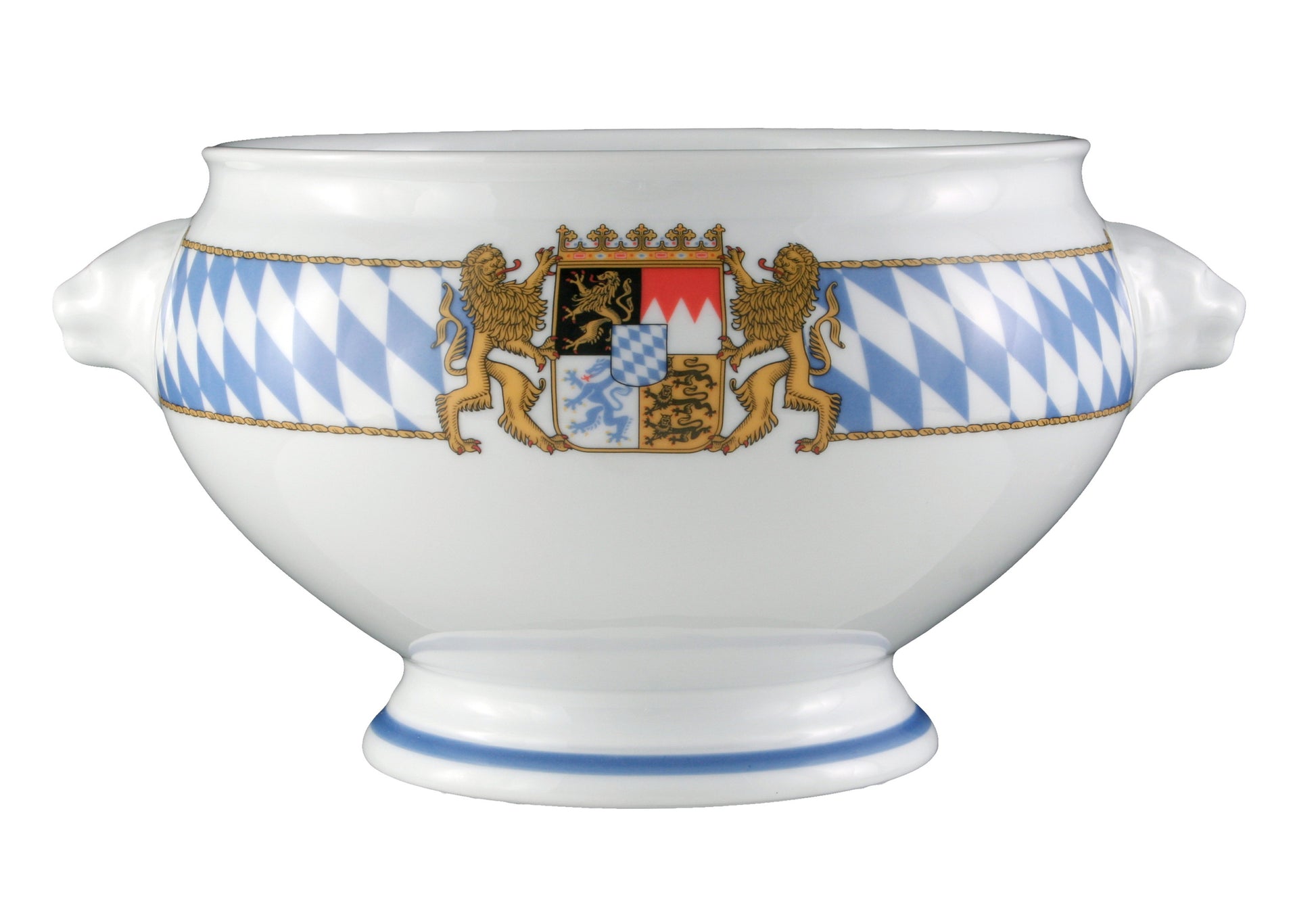 Bayerische Porzellanschüssel mit Wappen