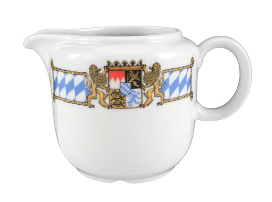 Porzellan-Kännchen mit bayerischem Wappen