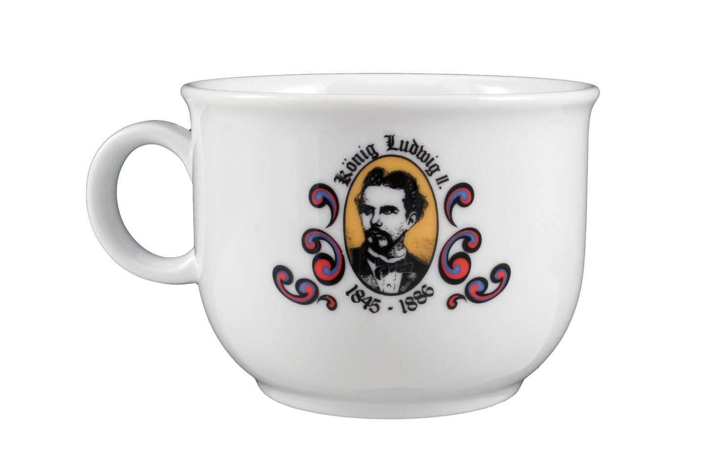 Bayerischer Bierkrug mit Hefe-Design
