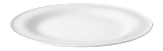 Leere weiße Teller für Gastronomie