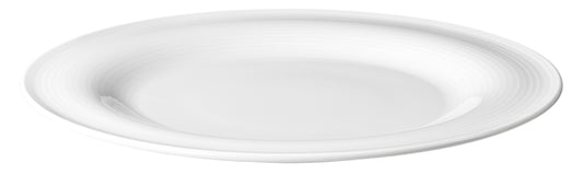 Leere weiße Teller für Gastronomie
