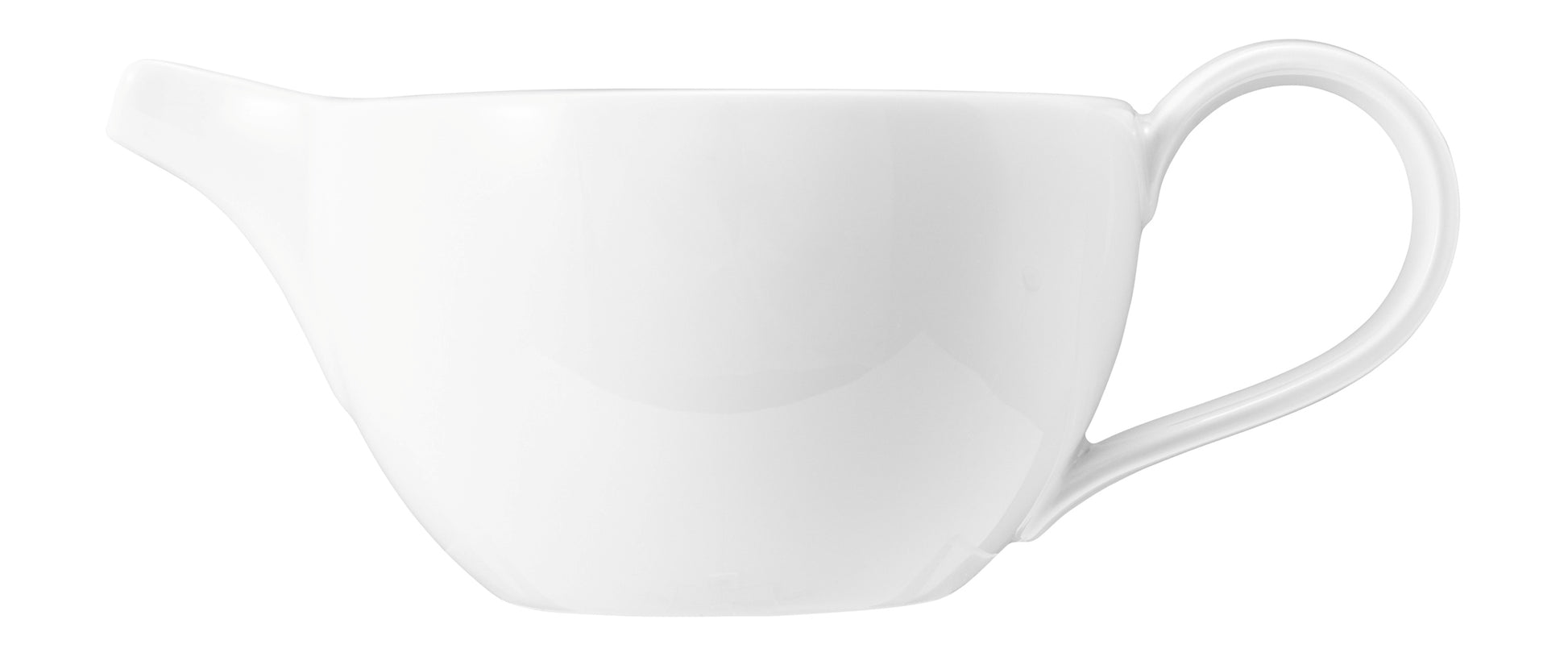Weiße Kaffeekanne für Gastronomie